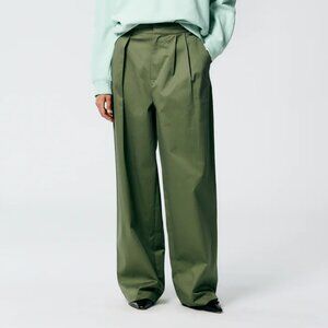 Tibi Chino Stella Pant in Sage